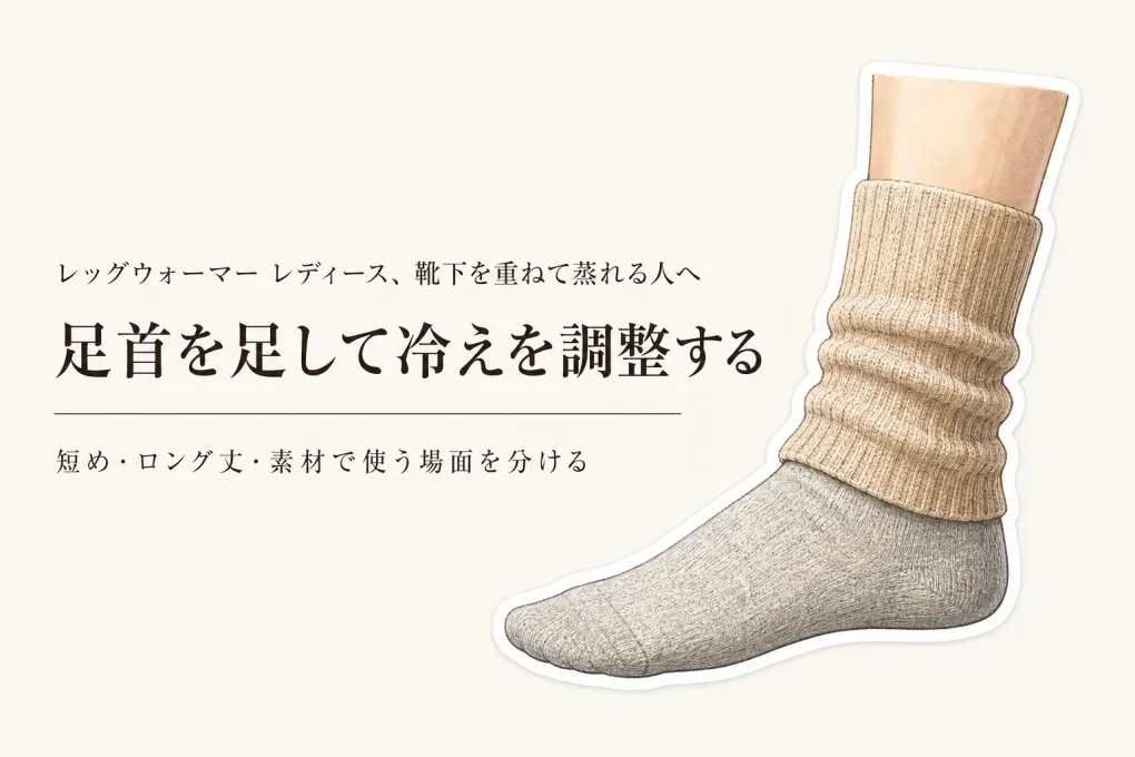 レッグウォーマー レディース 冷え対策｜靴下を重ねず蒸れ・脱ぎ履きを減らす選び方